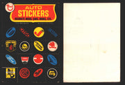 1970 Way Out Wheels Vintage Sticker Trading Cards You Pick Singles #1-22 Topps #14 of 22 (Sunbeam)  - TvMovieCards.com