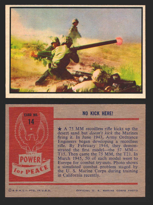 1954 Power For Peace Vintage Trading Cards You Pick Singles #1-96 14   No Kick Here!  - TvMovieCards.com
