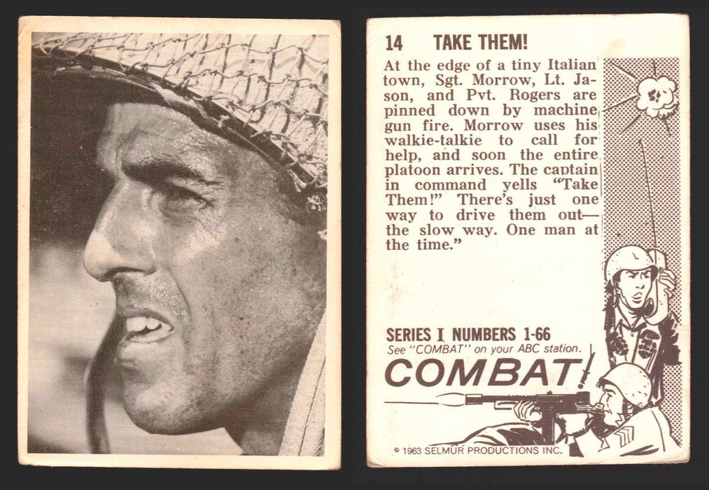 1963 Combat Series I Donruss Selmur Vintage Card You Pick Singles #1-66 14   Take Them!  - TvMovieCards.com