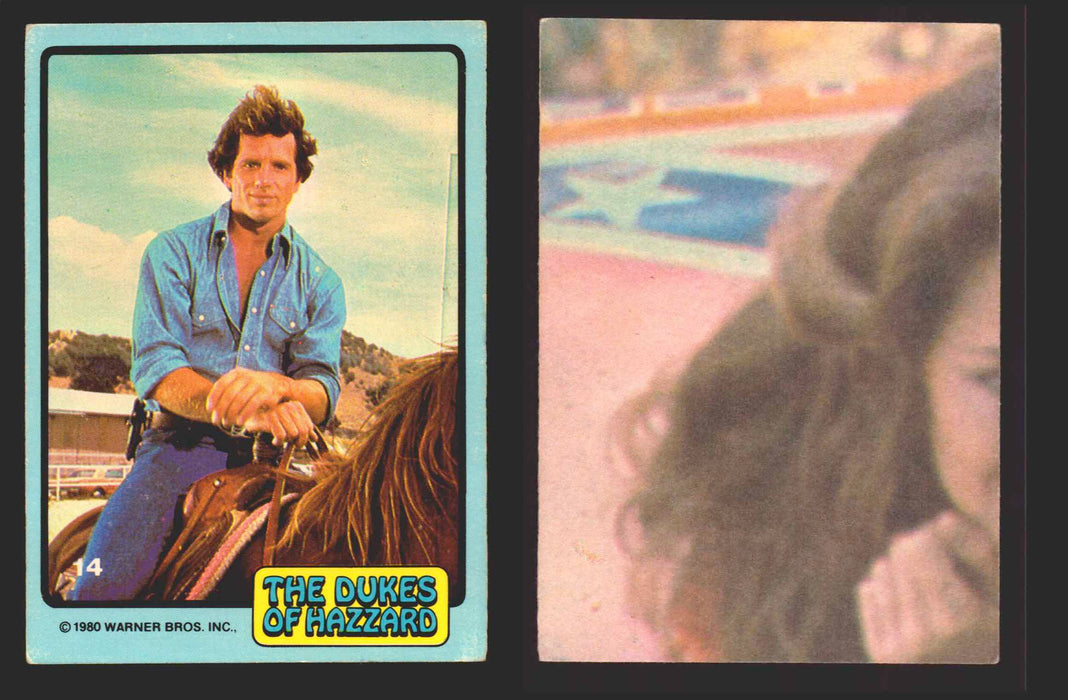 1980 Dukes of Hazzard Vintage Trading Cards You Pick Singles #1-#66 Donruss 14   Luke Riding a Horse  - TvMovieCards.com