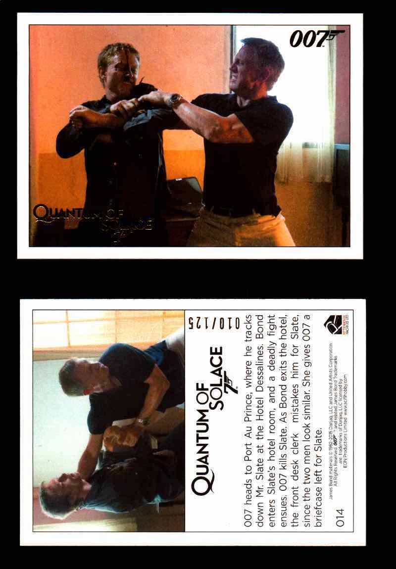 James Bond Archives Quantum of Solace Gold Parallel You Pick Single Cards #1-90 #14  - TvMovieCards.com