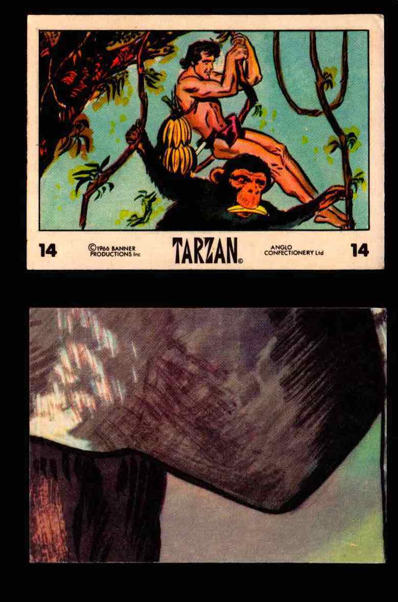 1966 Tarzan Banner Productions Vintage Trading Cards You Pick Singles #1-66 #14  - TvMovieCards.com