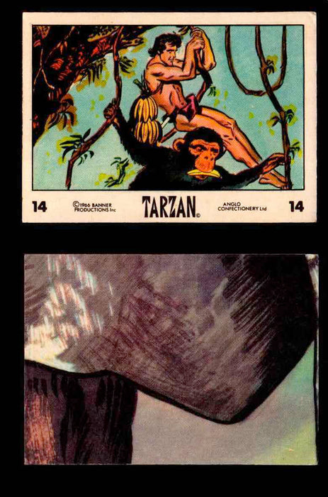 1966 Tarzan Banner Productions Vintage Trading Cards You Pick Singles #1-66 #14  - TvMovieCards.com