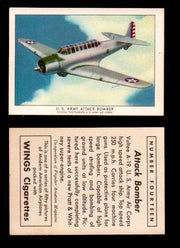 1940 Modern American Airplanes Series 1 Vintage Trading Cards Pick Singles #1-50 14 U.S. Army Attack Bomber (Vultee A-19)  - TvMovieCards.com