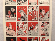 The Tick Trading Cards UNCUT 16 CARD SHEET Small Poster Size Comic Images 1997   - TvMovieCards.com