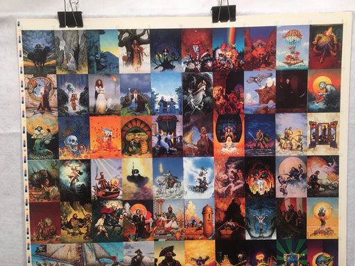 Don Maitz Two Fantasy Art Trading Cards UNCUT 90 CARD SHEET Poster Size FPG 1996   - TvMovieCards.com