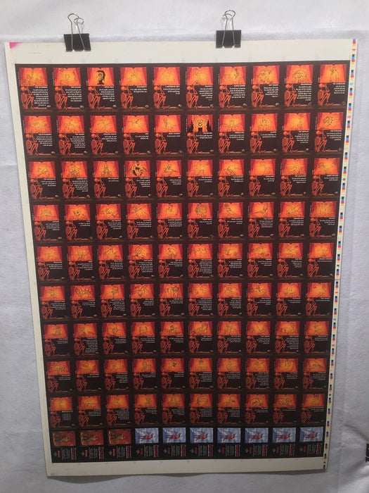 Paul Chadwick Fantasy Art Trading Cards UNCUT 100 CARD SHEET Poster Size FPG   - TvMovieCards.com