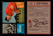 1962 Topps Football Trading Card You Pick Singles #1-#176 VG #	152	John Brodie  - TvMovieCards.com