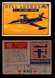1953 Wings Topps TCG Vintage Trading Cards You Pick Singles #101-200 #152  - TvMovieCards.com