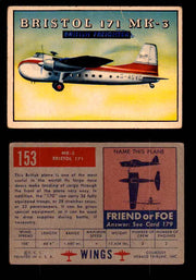 1953 Wings Topps TCG Vintage Trading Cards You Pick Singles #101-200 #153  - TvMovieCards.com