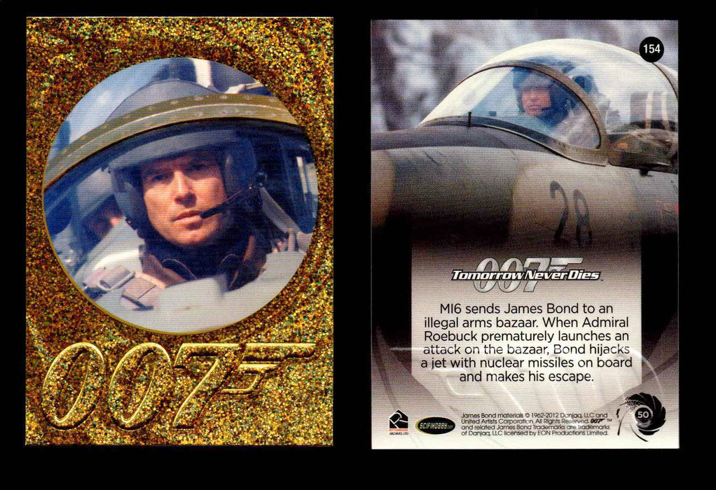James Bond 50th Anniversary Series Two Gold Parallel Chase Card Singles #2-198 #154  - TvMovieCards.com