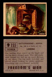 1950 Freedom's War Korea Topps Vintage Trading Cards You Pick Singles #101-203 #155  - TvMovieCards.com