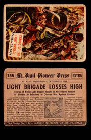 1954 Scoop Newspaper Series 2 Topps Vintage Trading Cards U Pick Singles #78-156 155   Charge of the Light Brigade  - TvMovieCards.com