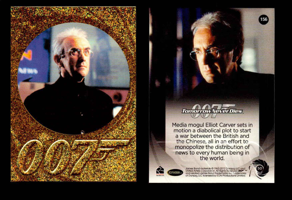 James Bond 50th Anniversary Series Two Gold Parallel Chase Card Singles #2-198 #156  - TvMovieCards.com