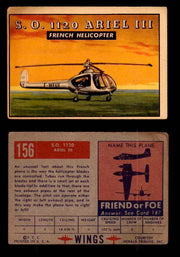 1953 Wings Topps TCG Vintage Trading Cards You Pick Singles #101-200 #156  - TvMovieCards.com
