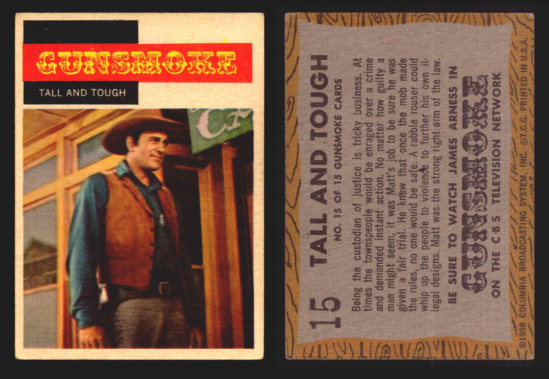 1958 TV Westerns Topps Vintage Trading Cards You Pick Singles #1