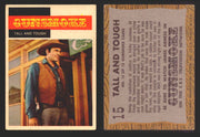 1958 TV Westerns Topps Vintage Trading Cards You Pick Singles #1-71 15   Tall and Tough  - TvMovieCards.com