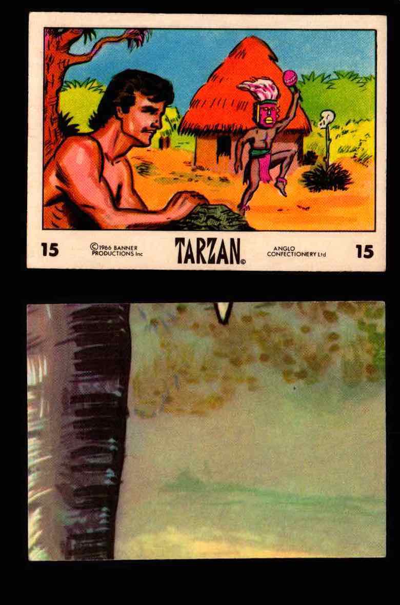 1966 Tarzan Banner Productions Vintage Trading Cards You Pick Singles #1-66 #15  - TvMovieCards.com