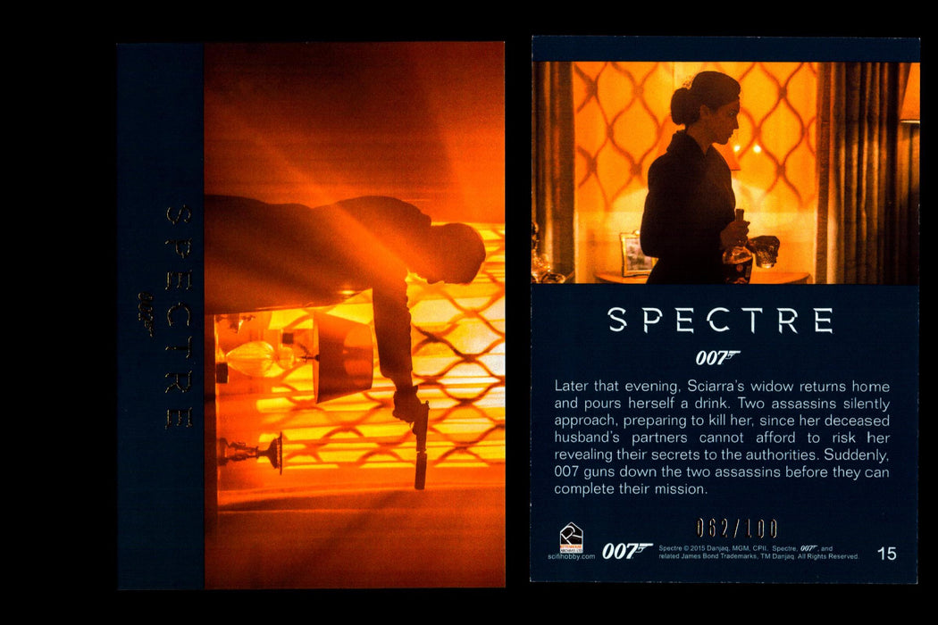 James Bond Archives 2016 Spectre Gold Parallel Card You Pick Singles #1-#76 #15  - TvMovieCards.com