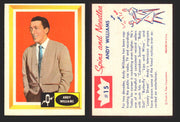 1960 Spins and Needles Vintage Trading Cards You Pick Singles #1-#80 Fleer 15   Andy Williams  - TvMovieCards.com