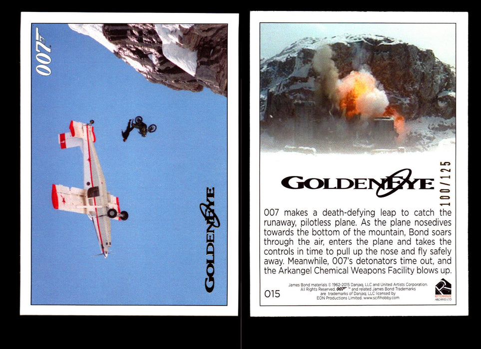 James Bond Archives 2015 Goldeneye Gold Parallel Card You Pick Single #1-#102 #15  - TvMovieCards.com