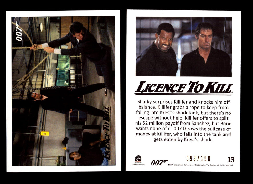 James Bond Classics 2016 Licence To Kill Gold Foil Parallel Card You Pick Single #15  - TvMovieCards.com