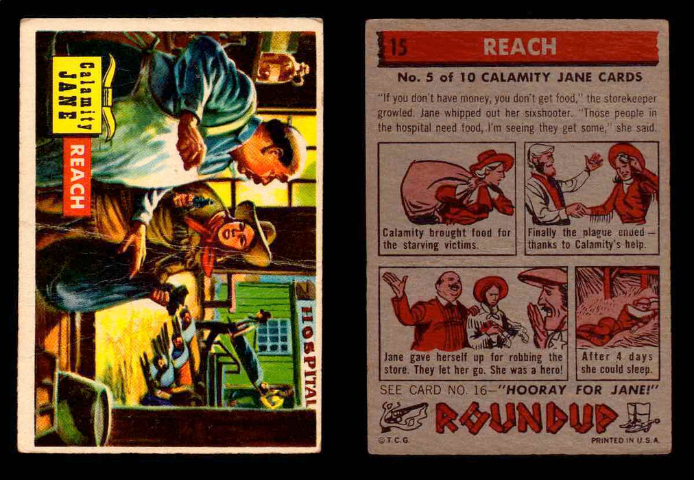 1956 Western Roundup Topps Vintage Trading Cards You Pick Singles #1-80 #15  - TvMovieCards.com