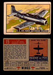 1952 Wings Topps TCG Vintage Trading Cards You Pick Singles #1-100 #15  - TvMovieCards.com