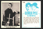 1965 Gomer Pyle Vintage Trading Cards You Pick Singles #1-66 Fleer 15   It's got so Ah sweep when Ah sleep and sleep when  - TvMovieCards.com