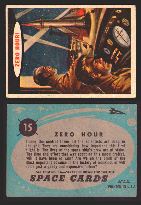1957 Space Cards Topps Vintage Trading Cards #1-88 You Pick Singles 15   Zero Hour!  - TvMovieCards.com