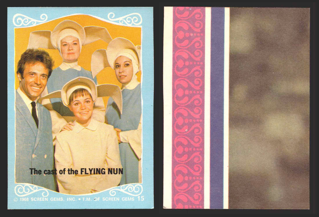 The Flying Nun Vintage Trading Card You Pick Singles #1-#66 Sally Field Donruss 15   The cast of the FLYING NUN  - TvMovieCards.com