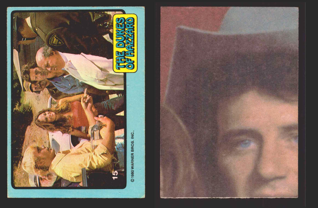 1980 Dukes of Hazzard Vintage Trading Cards You Pick Singles #1-#66 Donruss 15   Jesse Bo Daisy Couter Luke Boss & officer  - TvMovieCards.com