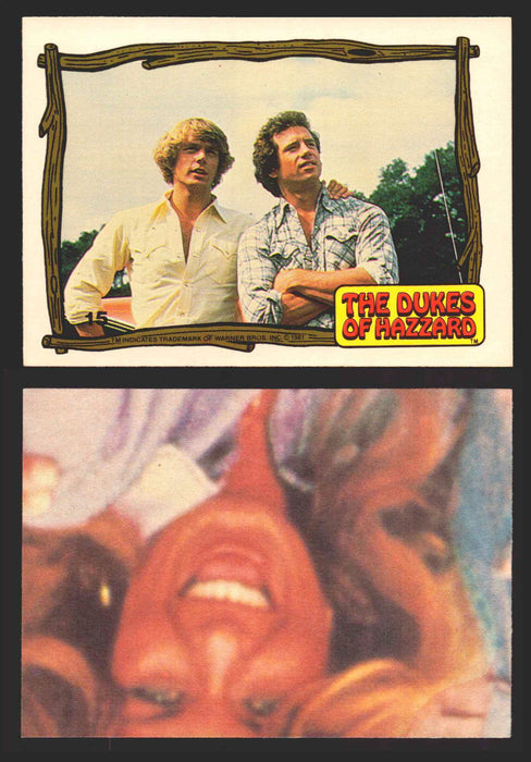 1983 Dukes of Hazzard Vintage Trading Cards You Pick Singles #1-#44 Donruss 15   Bo and Luke  - TvMovieCards.com