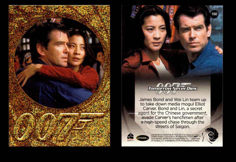 James Bond 50th Anniversary Series Two Gold Parallel Chase Card Singles #2-198 #160  - TvMovieCards.com