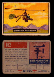 1953 Wings Topps TCG Vintage Trading Cards You Pick Singles #101-200 #162  - TvMovieCards.com