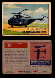 1953 Wings Topps TCG Vintage Trading Cards You Pick Singles #101-200 #164  - TvMovieCards.com