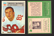 1966 Philadelphia Football NFL Trading Card You Pick Singles #100-196 VG/EX 165 Sonny Randle - St. Louis Cardinals  - TvMovieCards.com