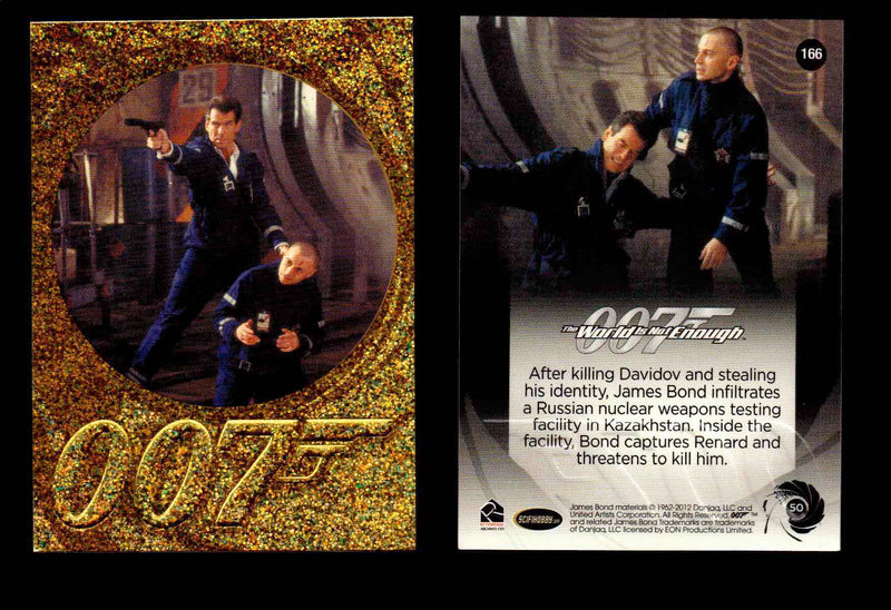 James Bond 50th Anniversary Series Two Gold Parallel Chase Card Singles #2-198 #166  - TvMovieCards.com