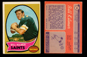 1970 Topps Football Trading Card You Pick Singles #1-#263 G/VG/EX #	166	Bill Kilmer  - TvMovieCards.com