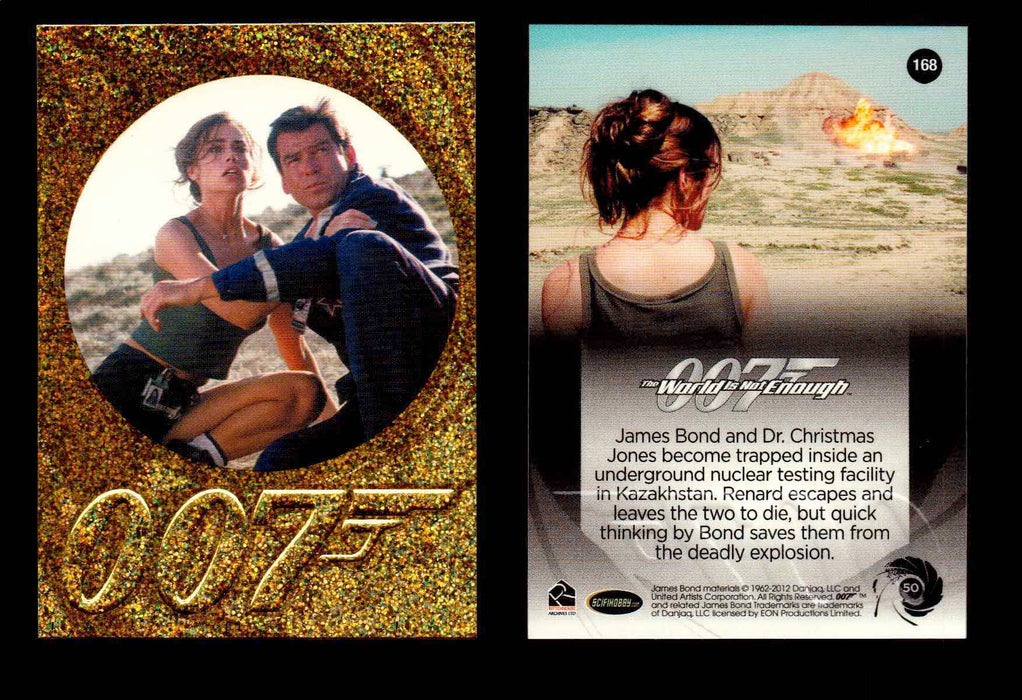 James Bond 50th Anniversary Series Two Gold Parallel Chase Card Singles #2-198 #168  - TvMovieCards.com