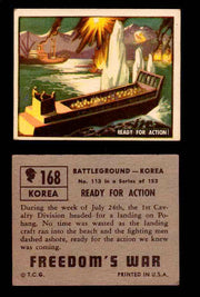 1950 Freedom's War Korea Topps Vintage Trading Cards You Pick Singles #101-203 #168  - TvMovieCards.com