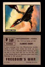 1950 Freedom's War Korea Topps Vintage Trading Cards You Pick Singles #101-203 #169  - TvMovieCards.com
