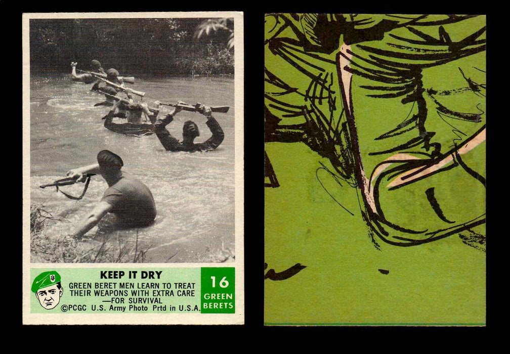 1966 Green Berets PCGC Vintage Gum Trading Card You Pick Singles #1-66 #16  - TvMovieCards.com