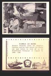 1963 John F. Kennedy JFK Rosan Trading Card You Pick Singles #1-66 16   Family at Home  - TvMovieCards.com