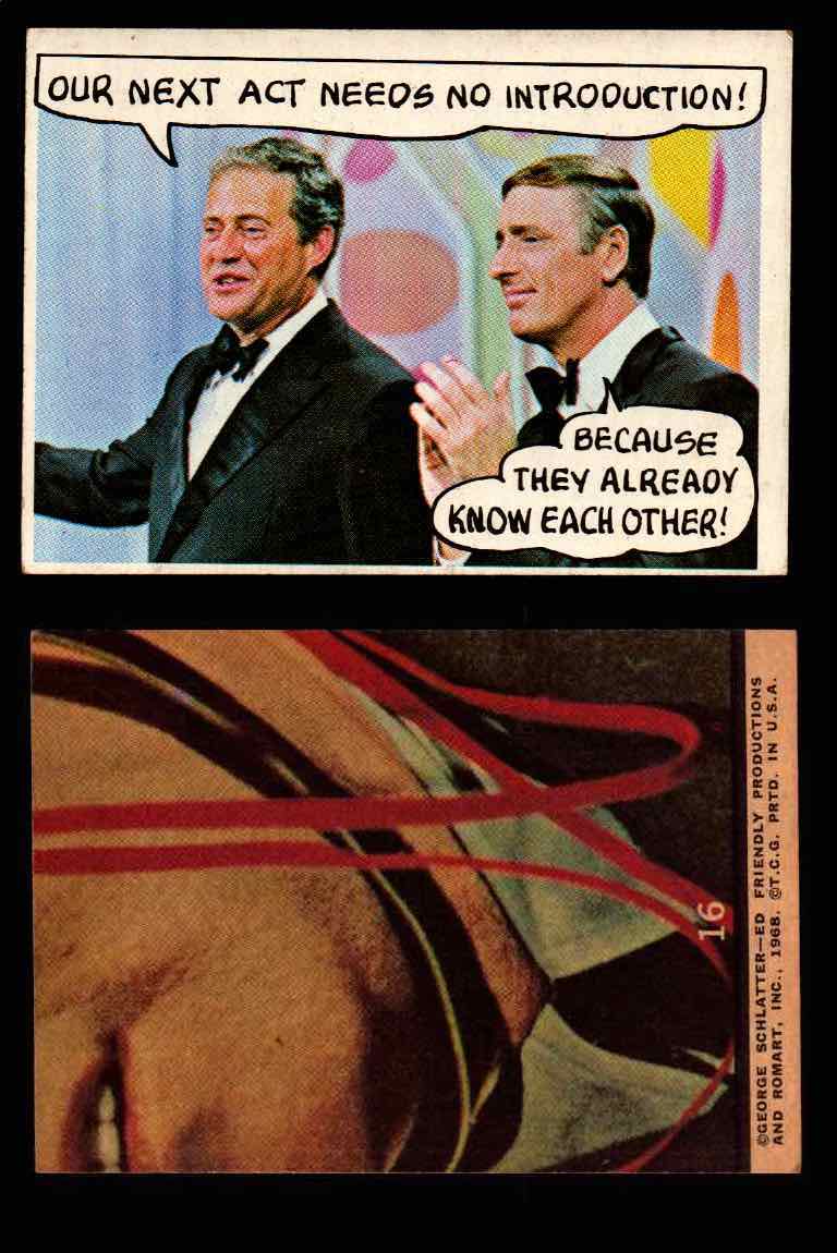 1968 Laugh-In Topps Vintage Trading Cards You Pick Singles #1-77 #16  - TvMovieCards.com