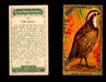 1910 Game Bird Series C14 Imperial Tobacco Vintage Trading Cards Singles #1-30 #16 The Quail  - TvMovieCards.com