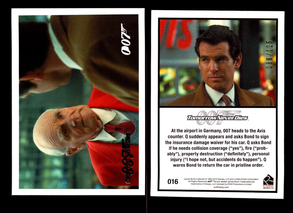 James Bond Archives 2014 Tomorrow Never Dies Gold Parallel Card You Pick Singles #16  - TvMovieCards.com