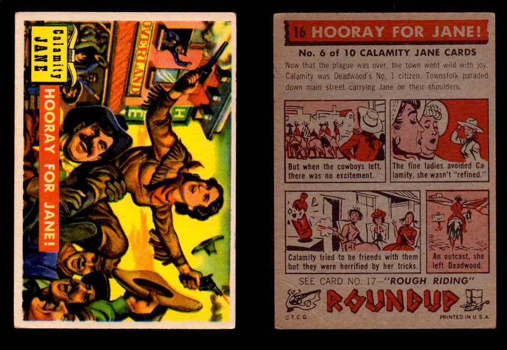 1956 Western Roundup Topps Vintage Trading Cards You Pick Singles #1-80 #16  - TvMovieCards.com