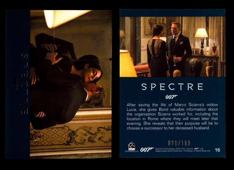 James Bond Archives 2016 Spectre Gold Parallel Card You Pick Singles #1-#76 #16  - TvMovieCards.com