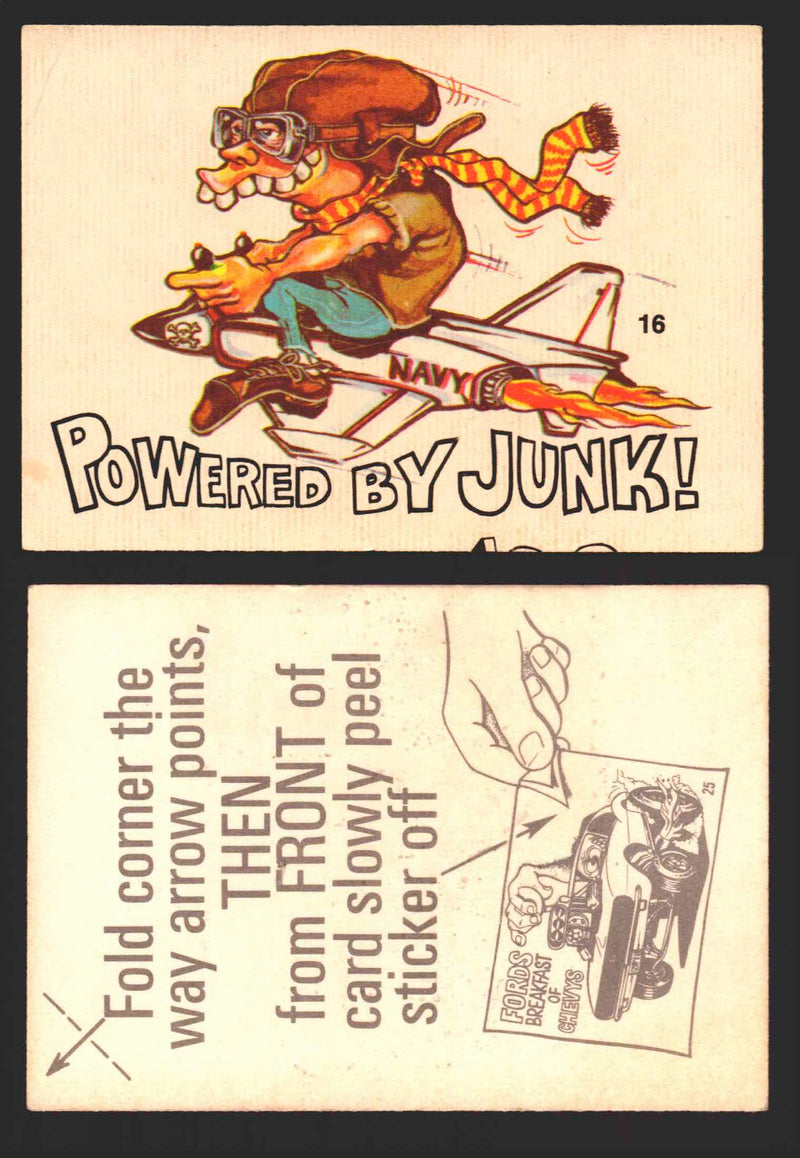 1970 Odd Rods All Stars Sticker Trading Card Donruss #1-#66 You Pick Singles   - TvMovieCards.com